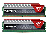 Patriot Extreme Performance Viper Elite - DDR4 - kit - 8 GB: 2 x 4 GB - DIMM 288-pin - 2400 MHz / PC4-19200 - CL15 - 1.2 V - unbuffered - non-ECC - black, red 1 thumbnail image
