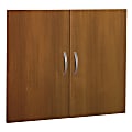 Bush Business Furniture Components Half-Height 2 Door Kit, Warm Oak, Standard Delivery