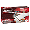 Protected Chef Latex General-Purpose Gloves - X-Large Size - Unisex - Latex - Natural - Ambidextrous, Disposable, Powder-free, Comfortable, Snug Fit - For Cleaning, Food Handling - 100 / Box - 3 mil Thickness 1 thumbnail image