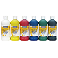 Handy Art® Masters Washable Tempera Paint, 16 Oz., Assorted Colors, Pack Of 6