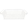 Better Houseware 20-In. Coated-Steel Undershelf Basket, White 1 thumbnail image