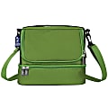 Wildkin Double Decker Lunch Bag, Parrot Green