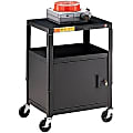 Bretford CA2642E Height Adjustable A/V Cart With Cabinet - 1 x Shelf(ves) - 42" Height x 24" Width x 18" Depth