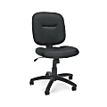 OFM Essentials Armless Fabric Mid-Back Task Chair, Black 1 thumbnail image