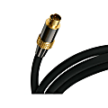 StarTech.com 50ft Black Premium S-Video Cable - Male to Male - Premium - Video cable - S-Video - 4 pin mini-DIN (M) - 4 pin mini-DIN (M) - 15.2 m - black - DIN Male - DIN Male - 50ft - Black