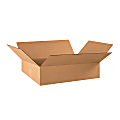 Partners Brand Corrugated Boxes, 6 3/8"H x 15 5/8"W x 21 3/8"D, 15% Recycled, Kraft Brown, Bundle Of 25