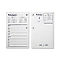 SKILCRAFT Type II Calendar Pad Refill, 3 1/2" x 5 1/2", White, January-December 2013 1 thumbnail image