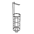 Honey Can Do Steel Wire Freestanding Toilet Paper Holder And Dispenser, 24-5/8” x 6-7/16”, Black 1 thumbnail image