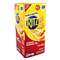Ritz Crackers 'N Cheesy Dips, 0.95 Oz Packs, Box Of 30
