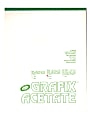 Grafix Matte Acetate Film Pad, 14" x 17", 0.003" Thick, 25 Sheets 1 thumbnail image