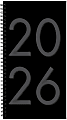 2026 Willow Creek Press Weekly/Monthly Spiral Pocket Planner, 3-1/2" x 6-1/2", Black, January To December, 57315 1 thumbnail image