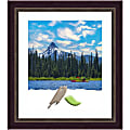 Amanti Art Rectangular Wood Picture Frame, 24” x 28” With Mat, Signore Bronze 1 thumbnail image