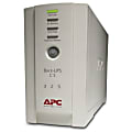 APC Back-UPS CS 325VA w/o Software - 325VA/210W - 6.6 Minute Full Load - 1 x IEC 320-C13 - Surge-protected, 3 x IEC 320-C13 - Battery Backup System