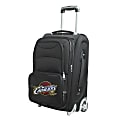 Denco Nylon Expandable Upright Rolling Carry-On Luggage, 21"H x 13"W x 9"D, Cleveland Cavaliers, Black 1 thumbnail image