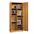 Sauder® Beginnings™ Storage Cabinet, 5 Shelves, 71 1/2"H x 29 5/8"W x 16"D, Highland Oak