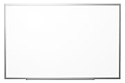 Realspace™ Magnetic Dry-Erase Whiteboard, 36" x 48", Aluminum Frame With Silver Finish