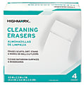 Highmark® Multi-Purpose Cleaning Erasers, 0.08 Oz, Pack Of 4