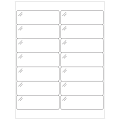 Office Depot® Brand Permanent Laser Labels, LL237CC, Rectangle, 4" x 1 3/8", Crystal Clear, Pack Of 1,400
