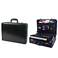 Samsonite® Bonded Leather Computer Attaché, Black 1 thumbnail image