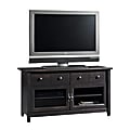 Sauder Edge Water Entertainment Credenza TV Stand For TVs Up To 42", 24"H x 44 1/4"W x 17 5/8"D, Estate Black