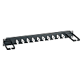 Belkin Low-Density Cable Manager - Black - 1U Rack Height 1 thumbnail image