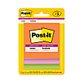 Post-it Super Sticky Notes, 3 in x 3 in, 3 Pads, 45 Sheets/Pad, 2x the Sticking Power, Energy Boost Collection