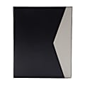 Realspace® Faux Leather Portfolio, Black/Tan 1 thumbnail image