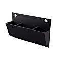 Realspace® Connecting Wall System Supplies Pocket, Black 1 thumbnail image