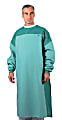 Medline 2-Ply Blockade Surgical Gowns, Tie Neck And Mid-Back, X-Large, Misty Green, Pack Of 12 1 thumbnail image