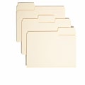 Smead® SuperTab® File Folders, Letter Size, 1/3 Cut, Manila, Box Of 100 1 thumbnail image