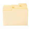 Smead® SuperTab® File Folders, Letter Size, 1/3 Cut, Manila, Box Of 100