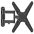 Peerless-AV CRS Steel Full-Motion Tilting Wall Mount For 32" to 50" Displays, 17-7/8”H x 17-7/8”W x 2-3/16”D, Black