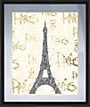 PTM Images Framed Art, Paris, Gold, 26"H x 22"W