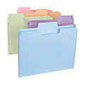 Smead® SuperTab® File Folders, Letter Size, 1/3 Cut, Assorted Pastel Colors, Box Of 100 1 thumbnail image