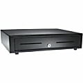 apg Genesis Cash Drawer, 5 Bill, 5 Coin, 2 Media SlotSerial Port,, Stainless Steel, Plastic, Black, 4.3"H x 16.2"W x 16.3"D 1 thumbnail image