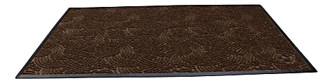 Waterhog Plus Swirl Floor Mat, 24" x 36", Chestnut Brown