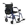 Medline Ultralight Freedom 2 Transport Chair, Blue 1 thumbnail image