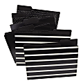 See Jane Work® File Folder Set, 8 1/2" x 11", Letter Size, Black Print, Pack of 6 1 thumbnail image