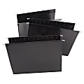 See Jane Work® Hanging File Folders, 8 1/2" x 11", Letter Size, Black Gloss Stripe, Pack Of 3 1 thumbnail image