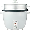 Brentwood® 10-Cup Rice Cooker and Steamer, White 1 thumbnail image
