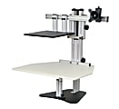 Ergo Desktop Hybrid Kangaroo MDF Desk Riser, 28"W x 24"D, Putty, EDHKPUT5B 1 thumbnail image