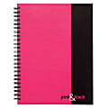 Mead® Pink & Black Notebook, 6 1/4" x 8 1/4"