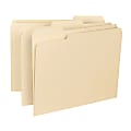 Smead® Interior Folders, 1/3 Cut, Letter Size, Manila, Box Of 100