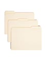 Smead® Interior Folders, 1/3 Cut, Letter Size, Manila, Box Of 100