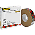 Scotch General-Purpose Adhesive Transfer Tape - 36 yd Length x 0.75" Width - 2 mil Thickness - 2 mil - Acrylic Backing - 1 / Roll - Clear