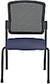 WorkPro® Spectrum Series Mesh/Vinyl Stacking Guest Chair with Antimicrobial Protection, Armless, Grape, Set Of 2 Chairs, BIFMA Compliant