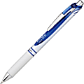 Pentel® EnerGel Pearl Retractable Liquid Gel Pen, Medium Point, 0.7 mm, Pearl White Barrel, Blue Ink