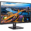 Philips 276B1 27" Class WQHD LCD Monitor - 16:9 - Textured Black - 27" Viewable - In-plane Switching (IPS) Technology - WLED Backlight - 2560 x 1440 - 16.7 Million Colors - 300 Nit - 4 ms - Speakers - HDMI - DisplayPort - USB Hub