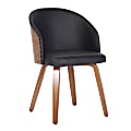 LumiSource Ahoy Chair, Black/Walnut