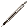 Parker® I.M. Fine Writing Ballpoint Pen, Medium Point, 0.7 mm, Gunmetal Barrel, Black Ink